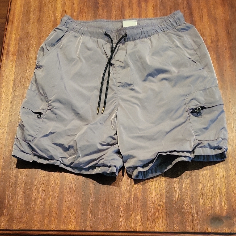 Men's Gray Casual Shorts